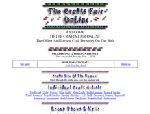 Tablet Screenshot of craftsfaironline.com